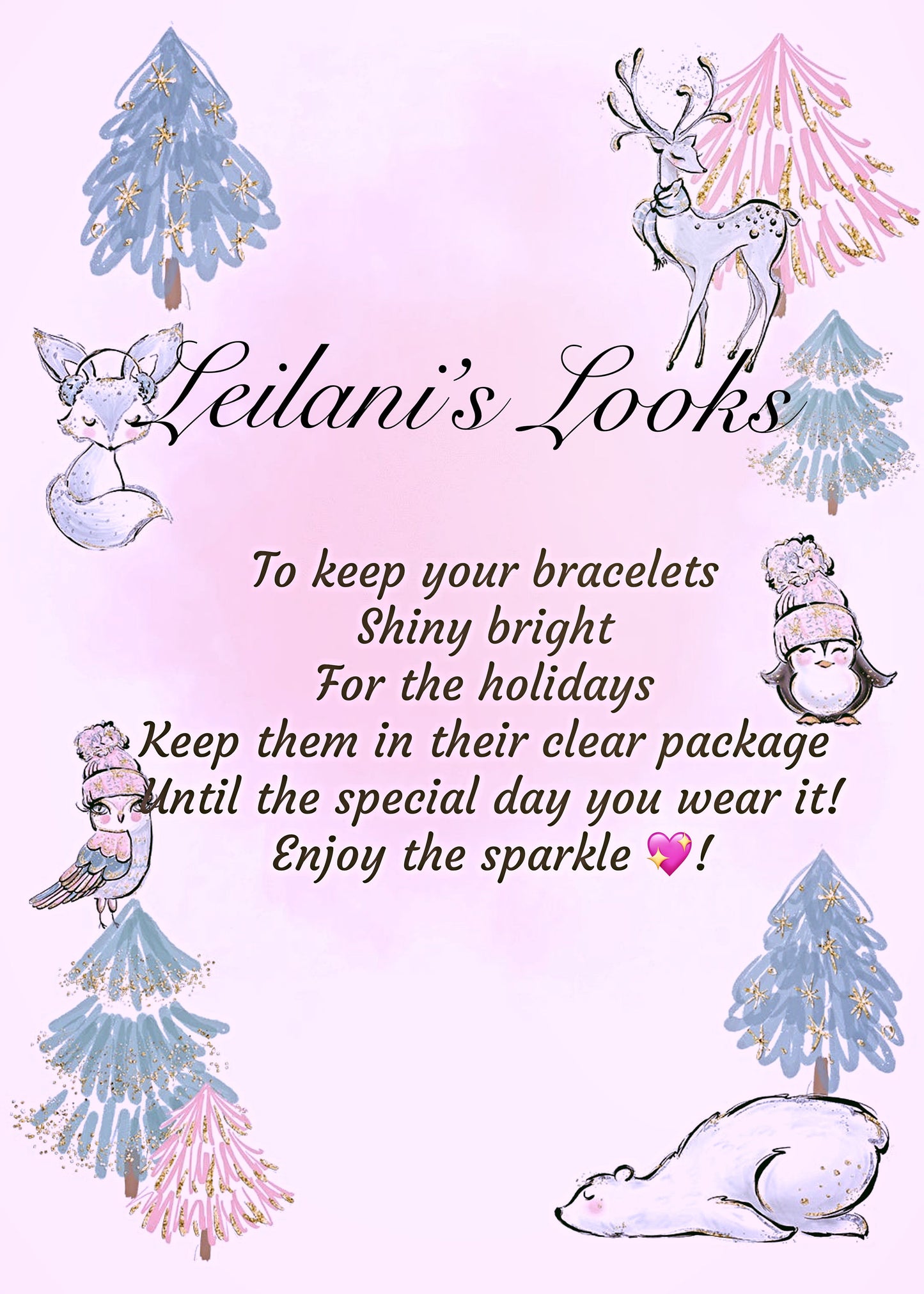 Summer gold charm bangle bracelet