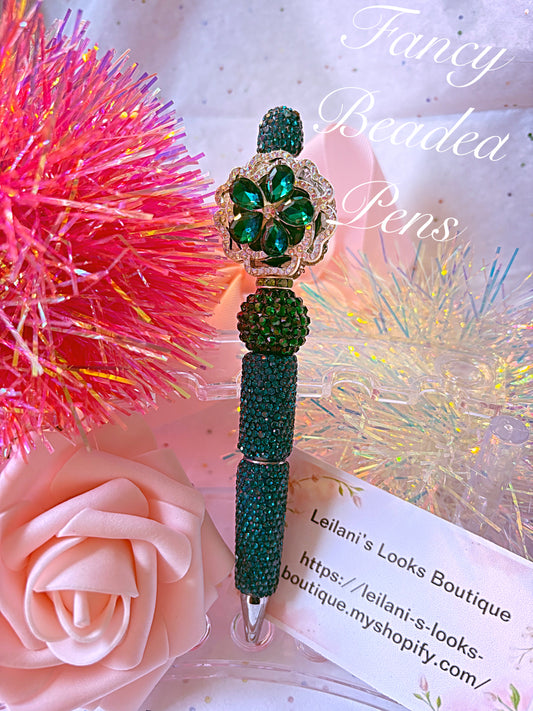 Beaded Pens, Fancy pens, Acrylic beads, rhinestones pens, journal pens, gift ideas
