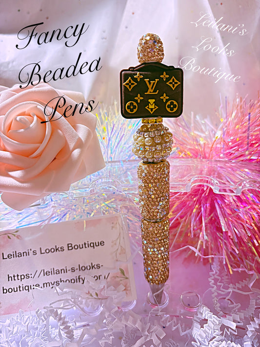 Beaded Pens, Fancy pens, Acrylic beads, rhinestones pens, journal pens, gift ideas