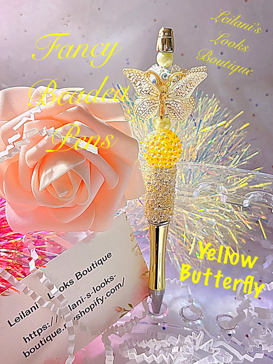 Beaded Pens, Fancy pens, Acrylic beads, rhinestones pens, journal pens, gift ideas