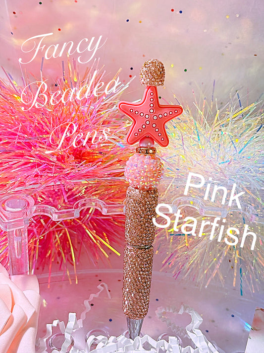 Starfish Fancy Beads Starfish Pen - Pink